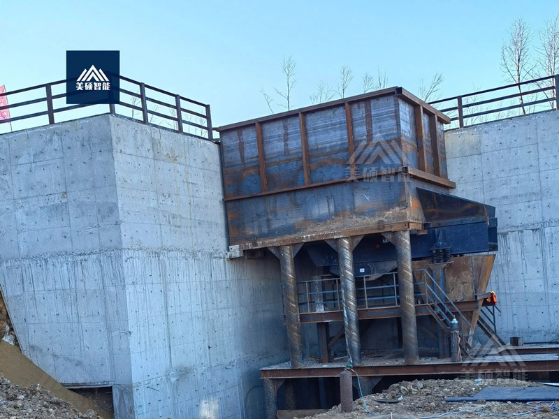 【凛冬将至 】美硕赋能吉林城建砂石骨料深加工项目落地现场热火朝天
